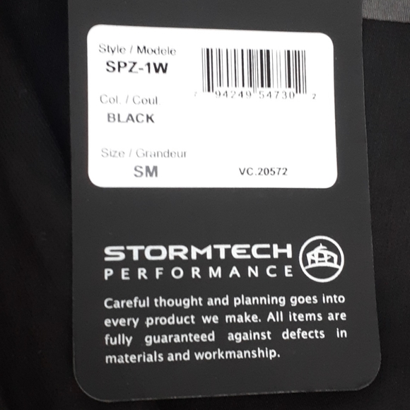 Stormtech Performance Black Shirt Size S - Picture 4 of 5